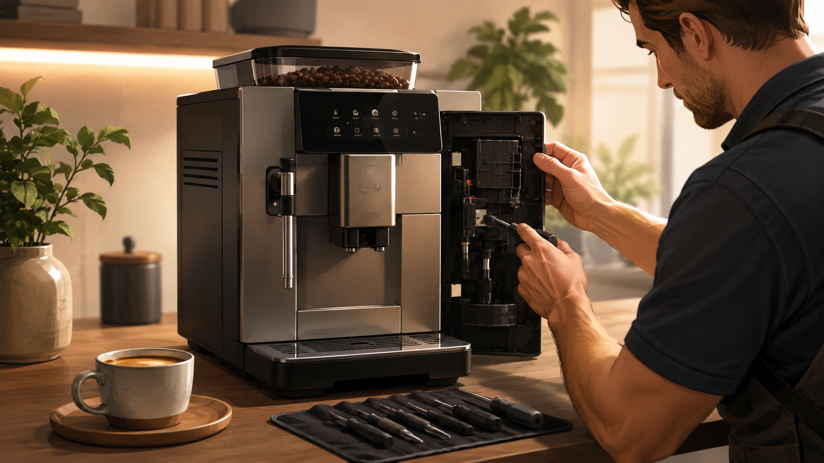 Koffiemachine reparatie Breda